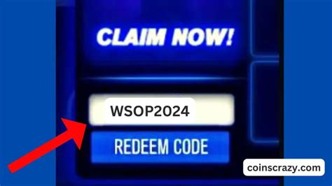 redeem code wsop 2024|WSOP Promo Codes [June 2024] Today Working .